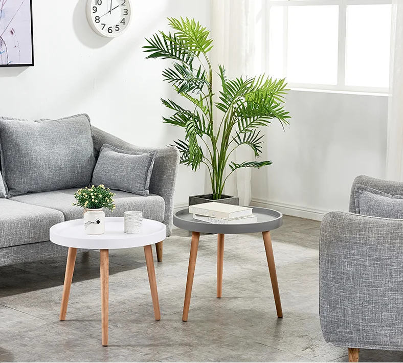 Beech Wood Legs Small White Round Coffee Table Wood, View round coffee