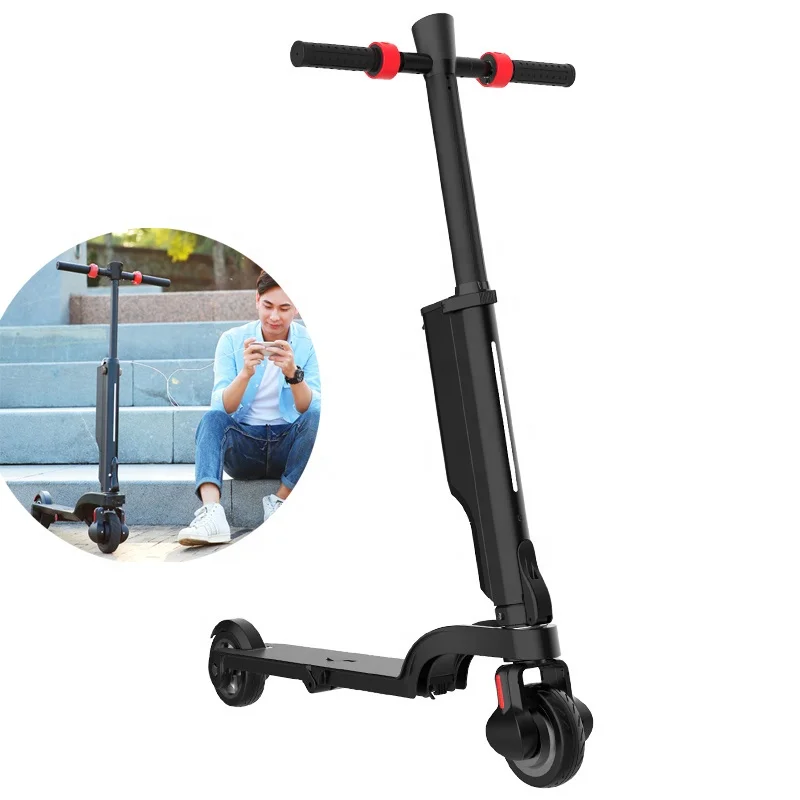 

TSMILE 2019 Newest 250W Electric Scooter With Backpack hx battery Foldable Electric Scooter Adult, Black
