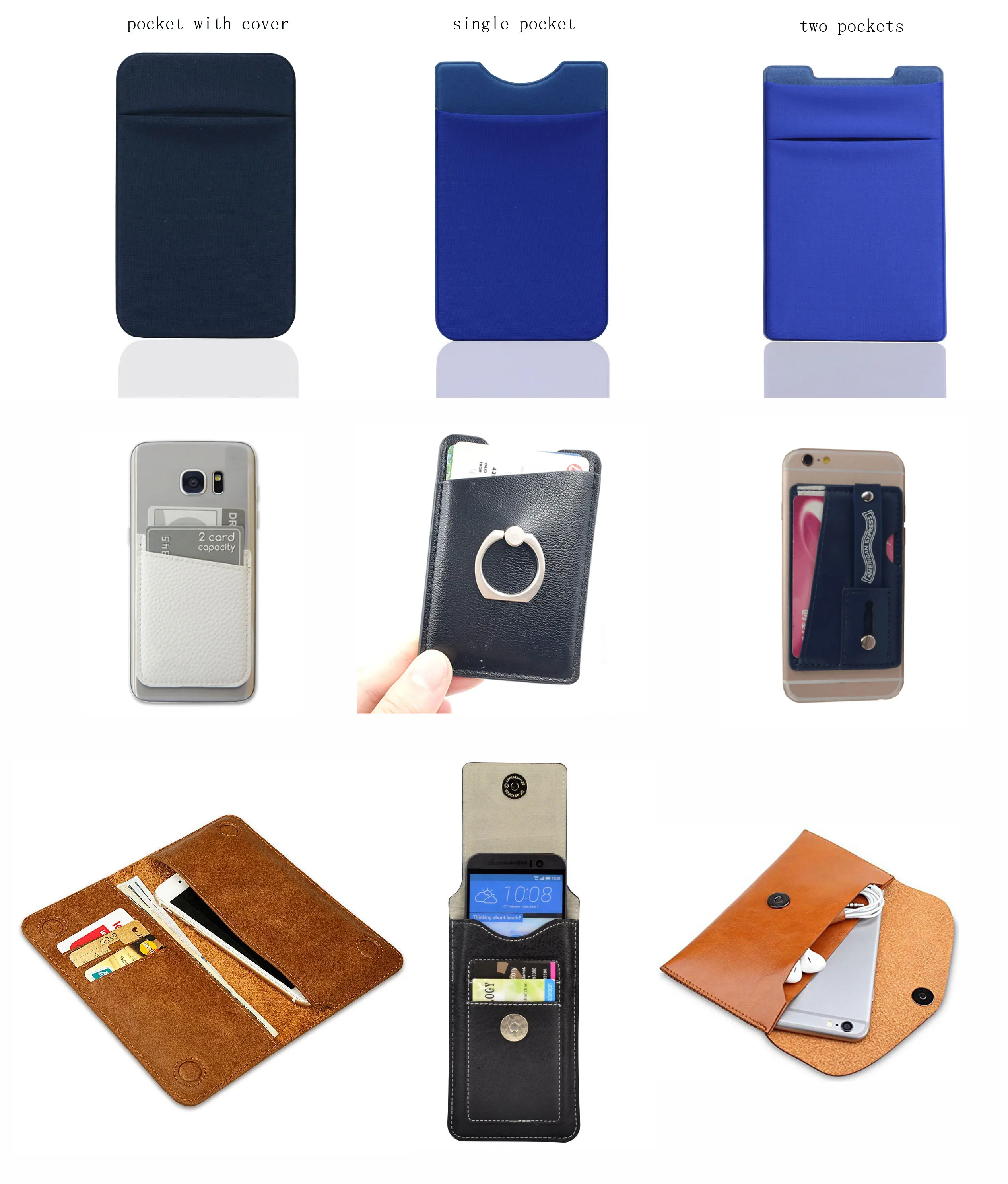 universal phone pouch,mobile phone bags & cases,popular phone cover with card holder