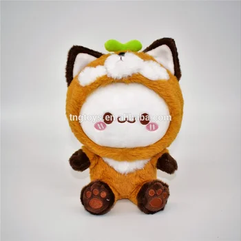 fox reversible plush