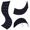 2019 new arrived sunpower cell transparent 150w 24v solar panel flexible for RV boats marine