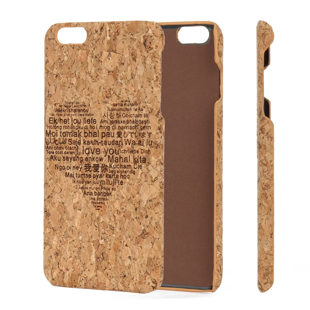 

Mobile Phone Accessories Real Wooden+PC Phone Case For iPhone 6 Plus Mobile Phone Cover in China, Original wood color