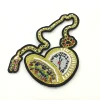 Hot sale high quality wholesale watch series embroidery custom patches design
