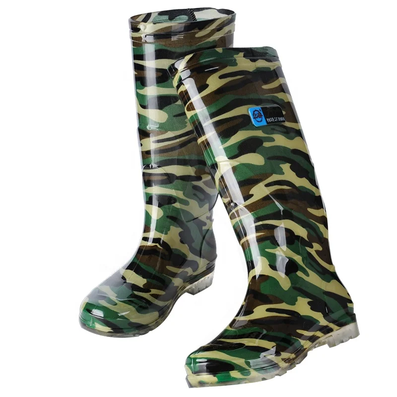 

Cheap Pvc Shoes Custom Logo Glitter Long Rubber Design Your Own Waterproof Men Rain Boots, Black/camouflage/oem