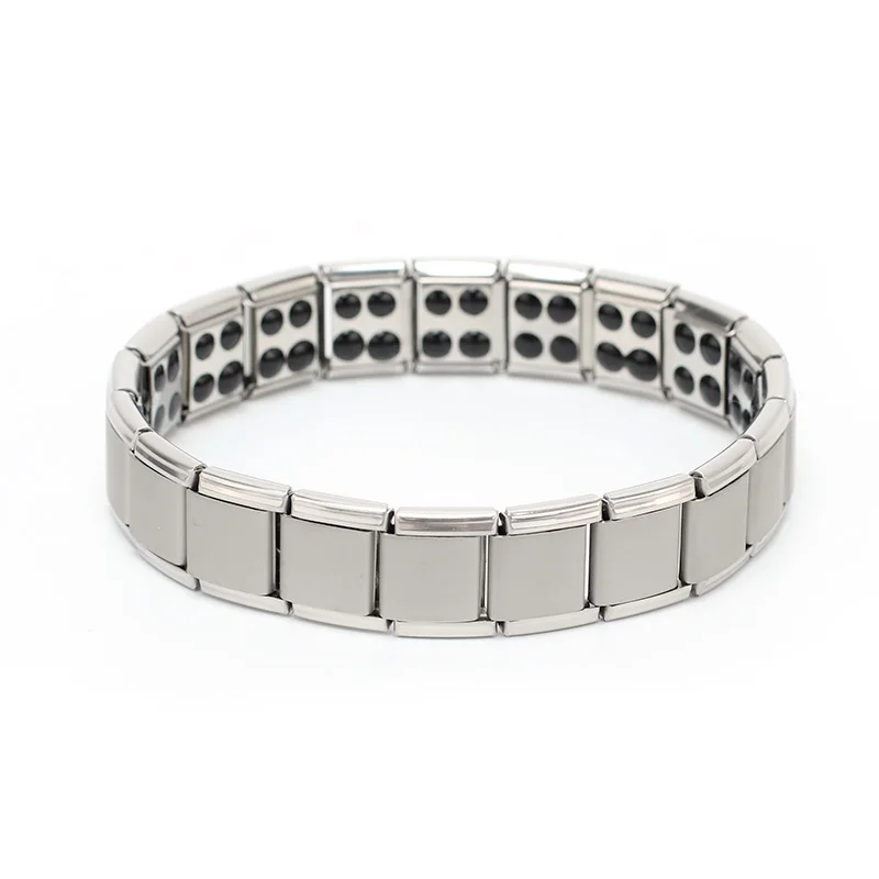 

Popular Wholesale Health Stainless Steel Germanium Bracelet, Silver