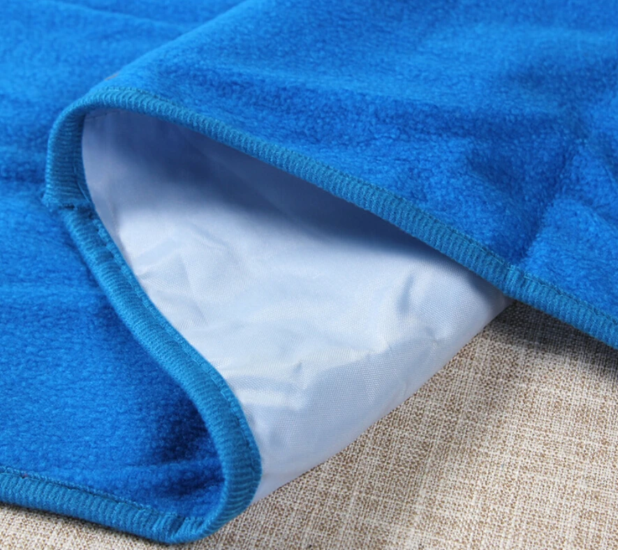 Promotional Polyester Polar Fleece Foldable Outdoor Picnic Blanket