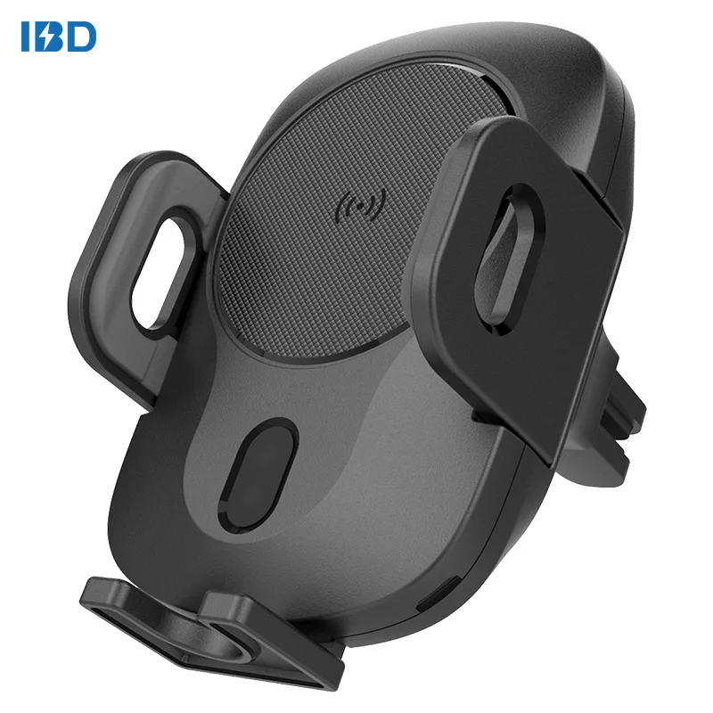 IBD High Quality Automatic Sensor Wireless Car Charger with Holder