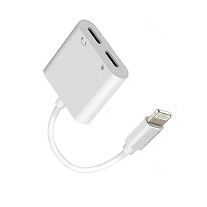 Lightning Dual Jack Audio Charging Adapter iPhone