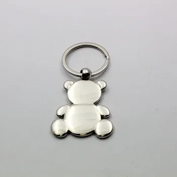 metal teddy bear keyring