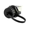 Ip67 waterproof panel mount rj45 plug shielded connector with cap