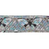 BOKA hot sale width 3cm sequins ribbon embroidery butterfly lace tape trim for pillow BK-TRM460