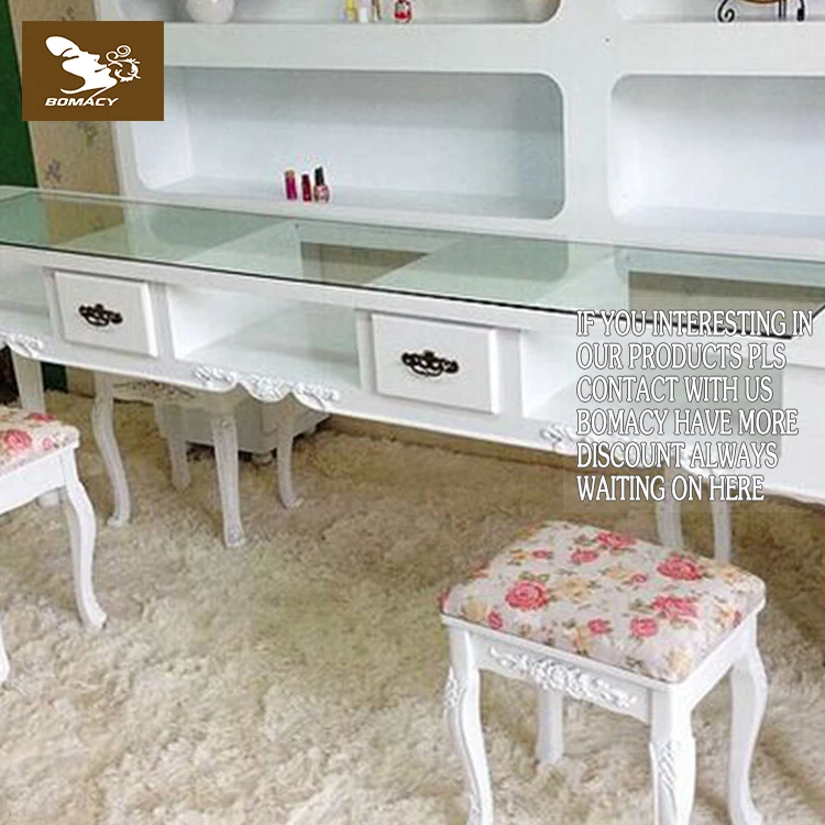 Wholesale Nail Salon Furniture Beauty Modern Wooden Korean Style Manicure Table For Sale Buy