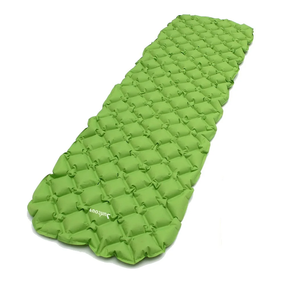 

Suntour Single Self Inflating Camping Roll Mat sleeping pad Air Pad Lightweight for outdoor, Green or orange