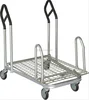 300kg capacity wire mesh hand trolley