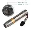 Stainless Steel Professional Hunting 660nm + 850nm IR Lens Infrared Led Flashlight Night Vision Torch