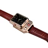 Creative custom usb watch lighter, windproof rechargeable cigarette lighter, electric clock lighter for men
