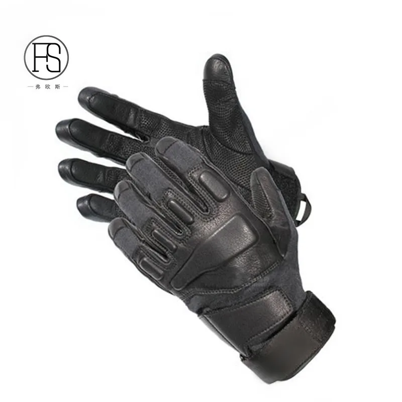 

Military Tactical Combat Outdoor Cycling Full Fingers Leather Warm Windproof Gloves