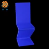 Newest Professional Design Zigzag High Back Acrylic Dining Chair
