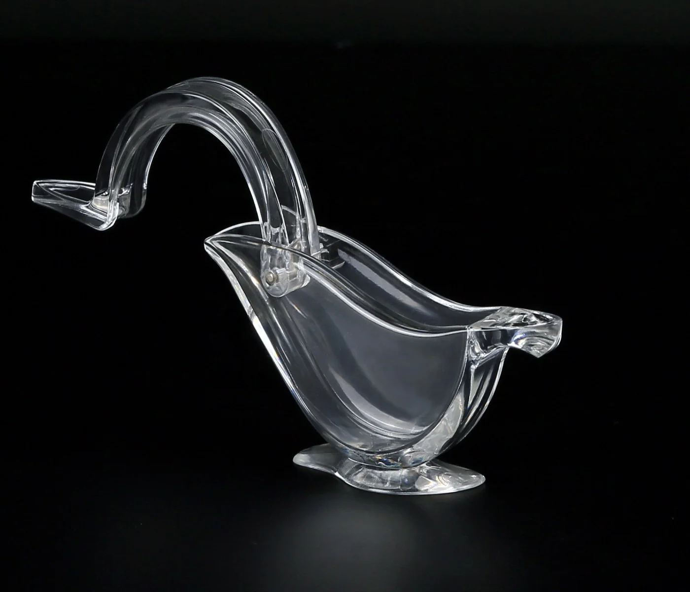 

Light Portable Acrylic Beak Type Manual Juicer Lemon Squeezer, White&custom color