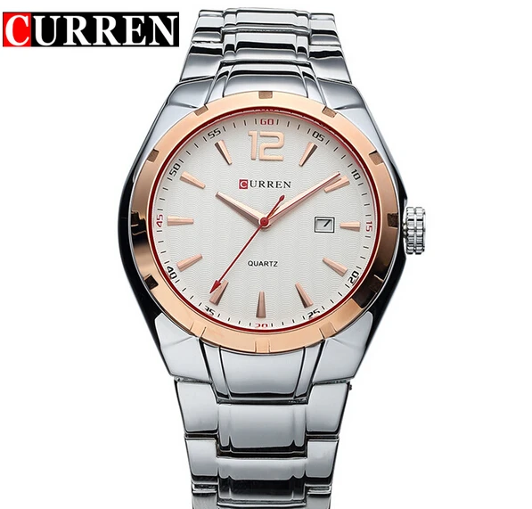 

CURREN 8103 Luxury Stainless Steel Strap Analog Display Date Men's Quartz Watch Casual Watch Men Watches