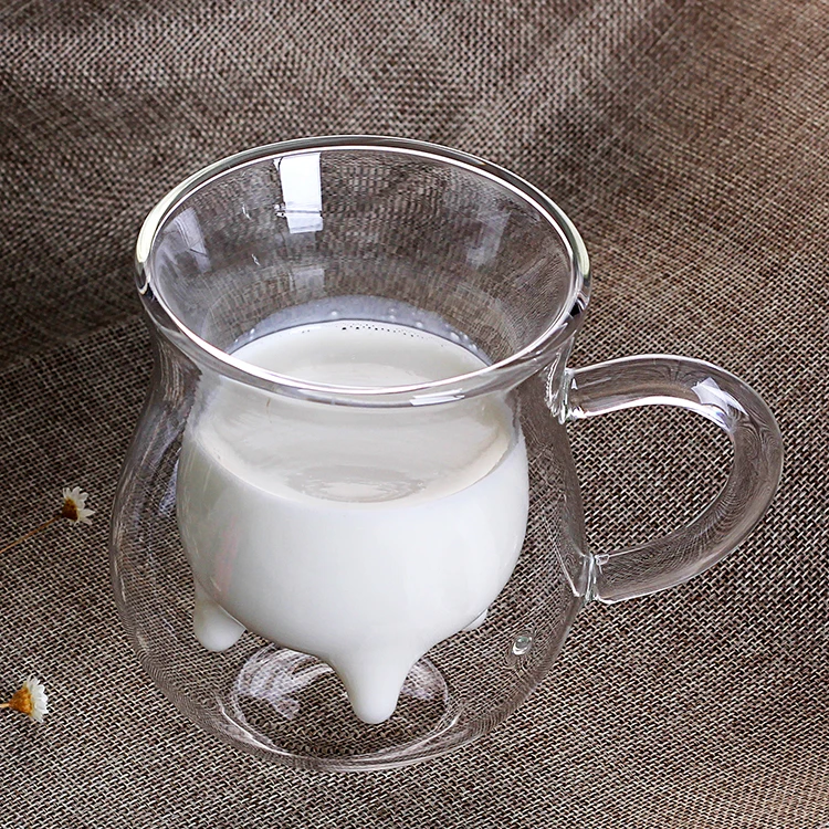 

high quality elegant high borosilicate clear glass cups, Transparent