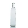 Leakproof round transparent 500ml glass sesame oil vinegar bottle olive oil bottle