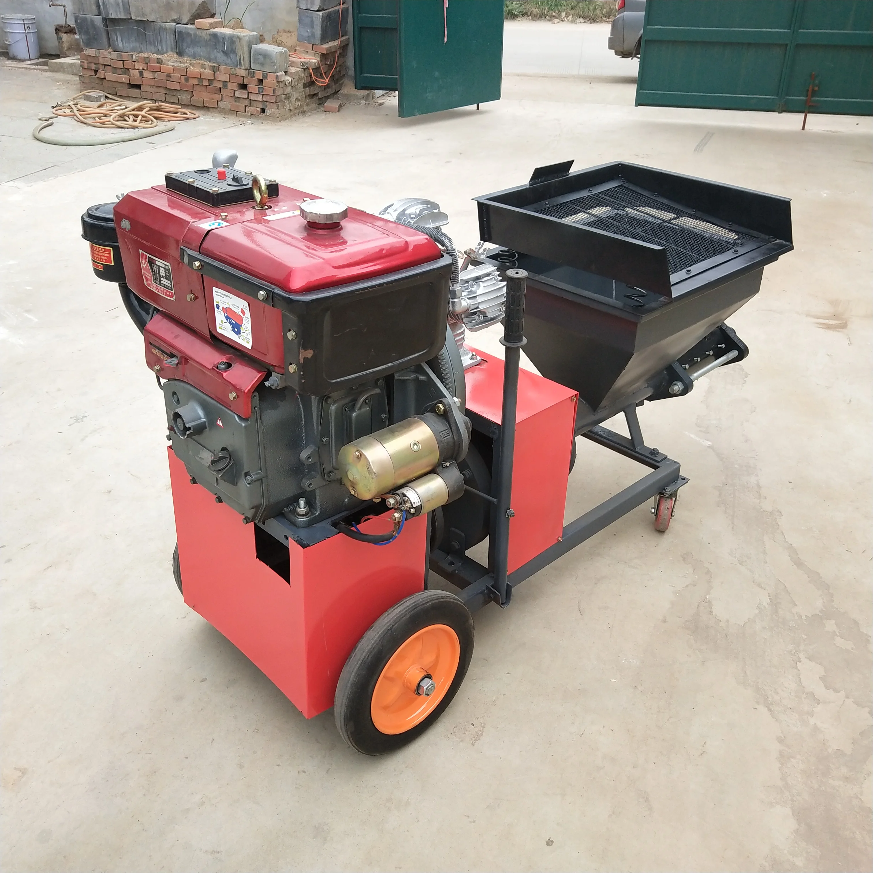 Multifunctional Automatic Small Cement Mortar Spraying Machine Sand ...