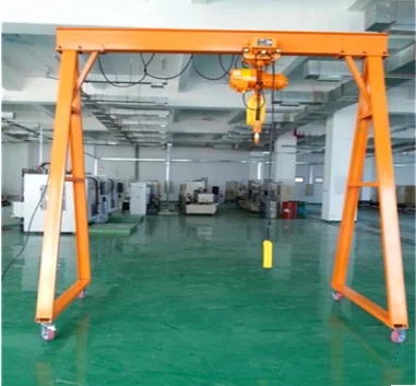 1 Ton Light Duty Gantry Crane Portable Mini Gantry Crane 2000kg Lifting ...