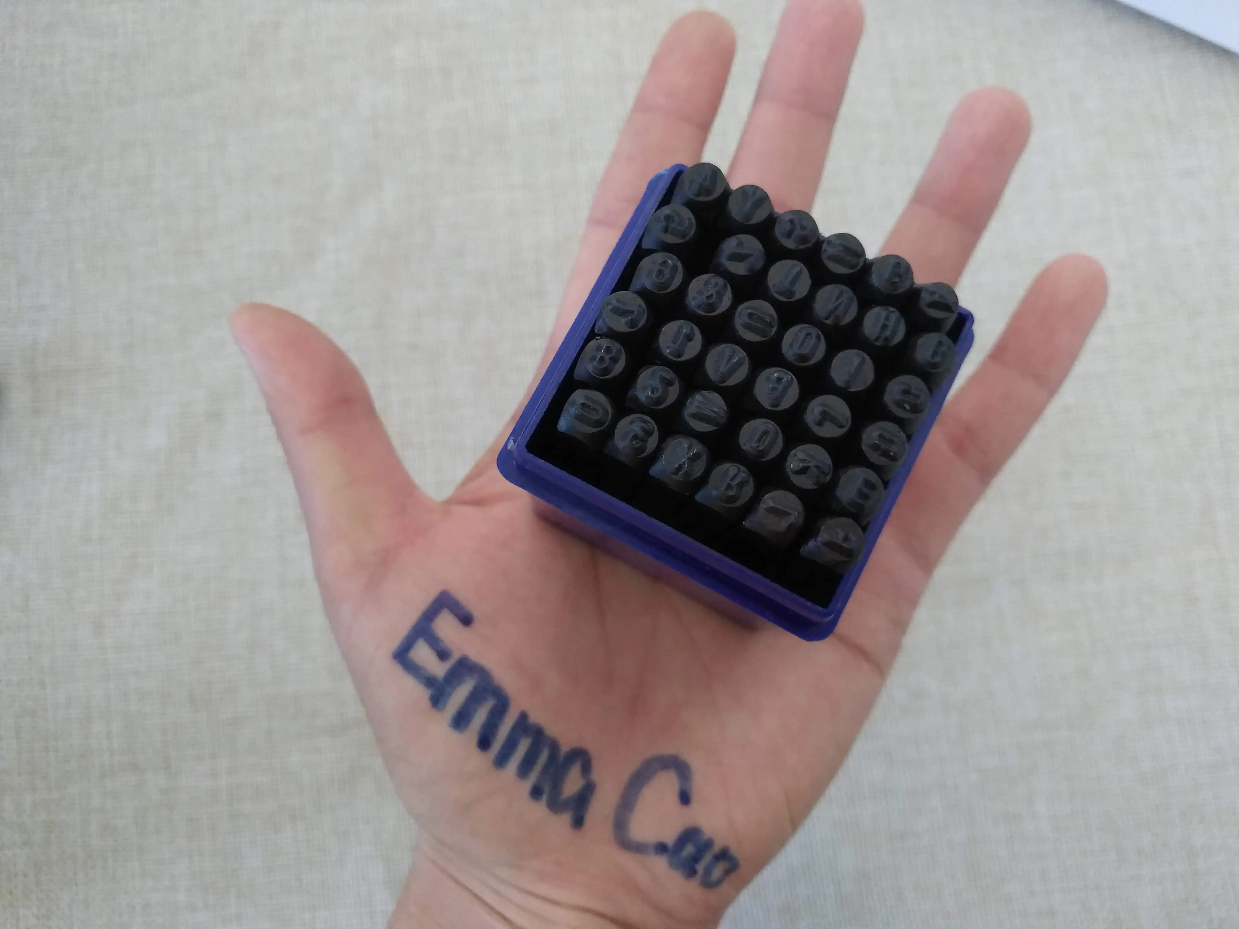 36pcs Set Steel Leather Letter Number Punch Stamp Set Buy Letter