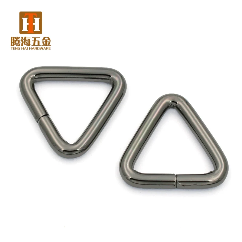 

Iron material d ring metal triangle ring for bag