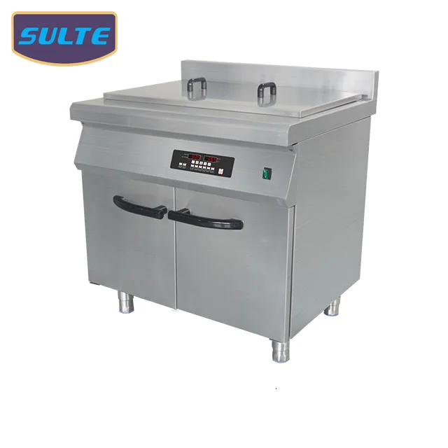 40l 1 Tank Hotel Commercial Induction Deep Fryer For Turkey Fishchips