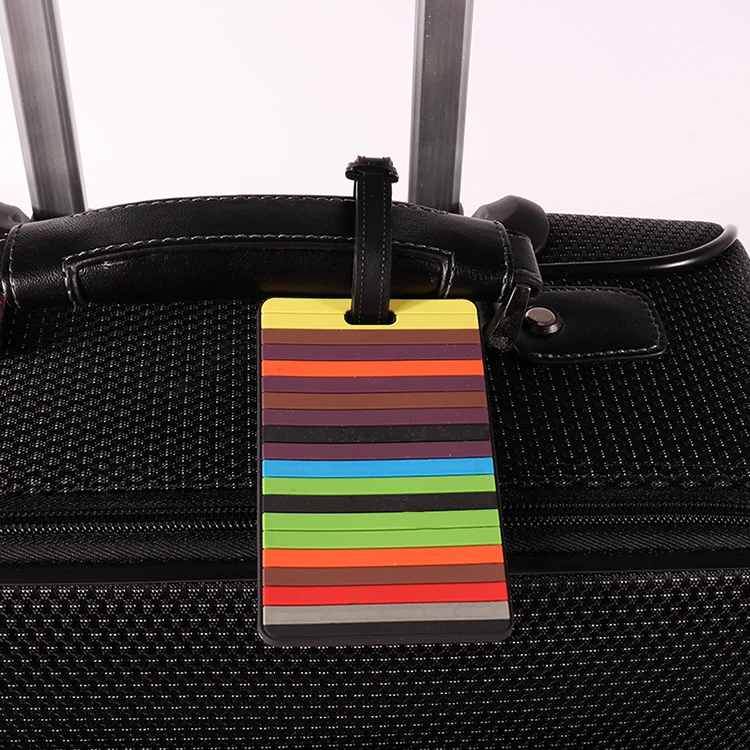 full color printed luggage tag