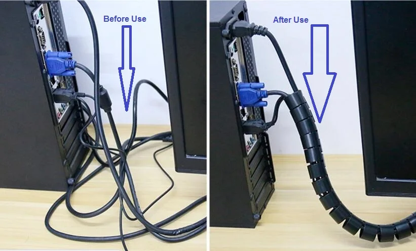 1.5/2/5/10 Meters Pack Cable Tidy