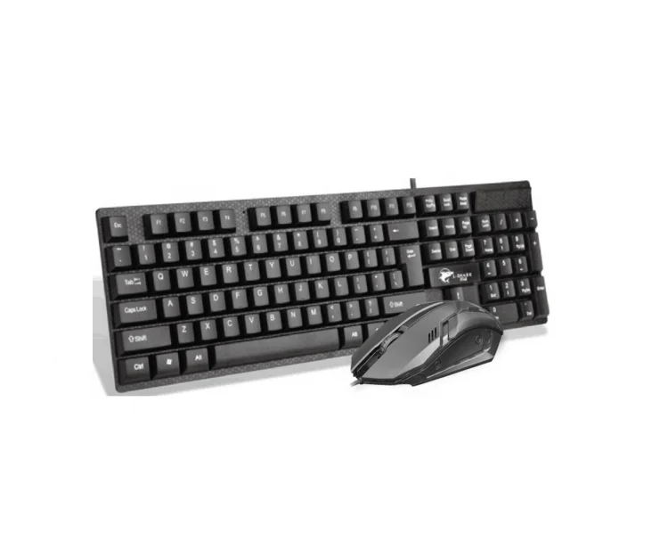 

USB Wired Keyboard and Mouse Combo Waterproof Teclado KM6118 Office Set
