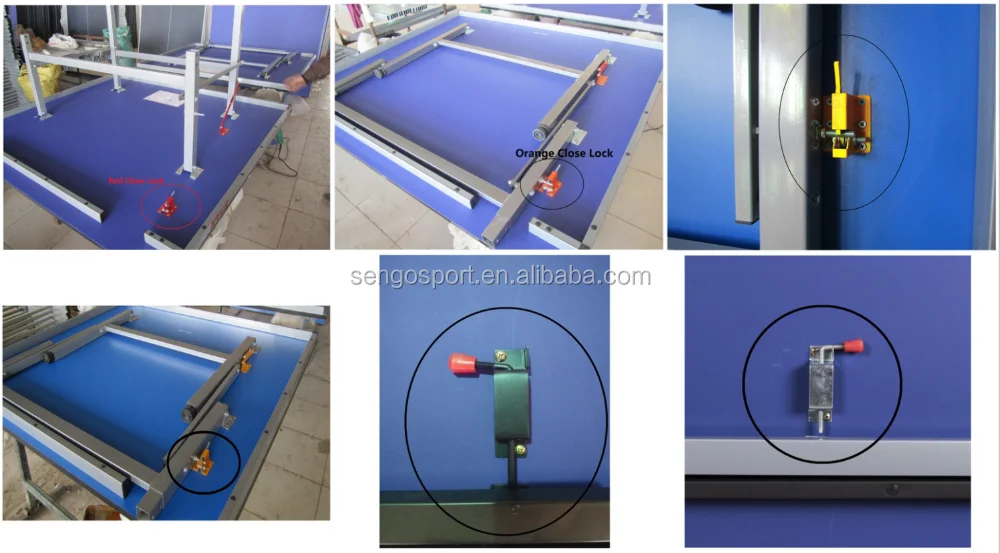 Ping Pong Table Close Lock