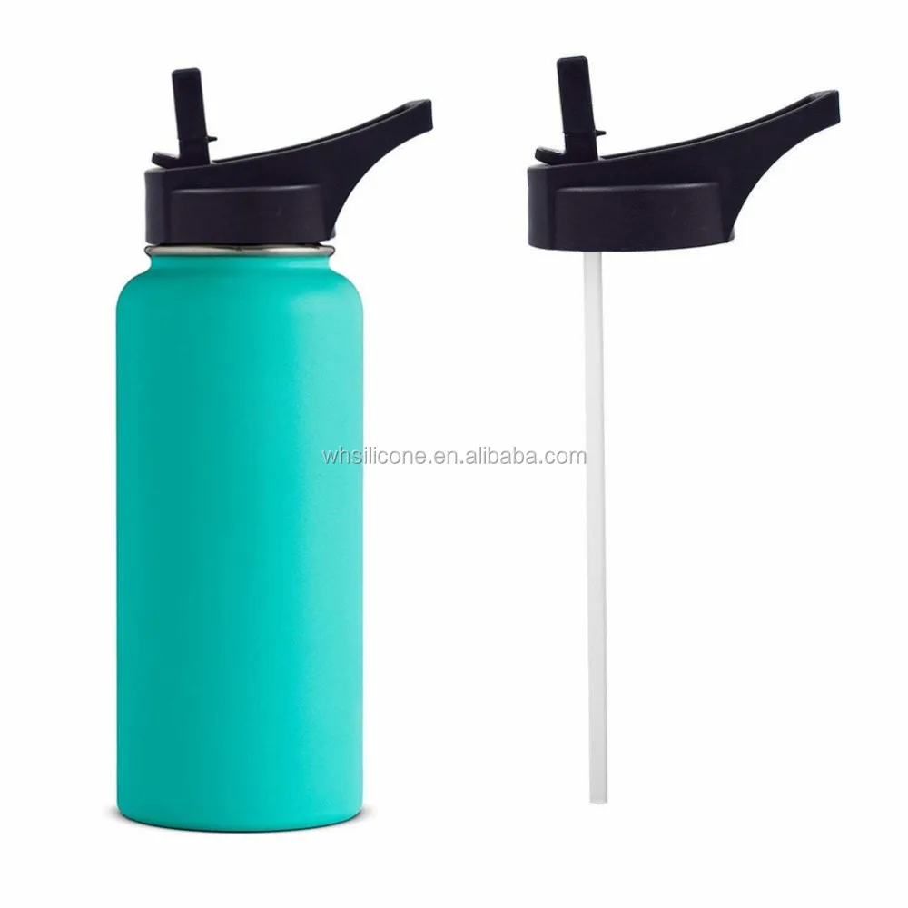 hydro flask straw lid teal