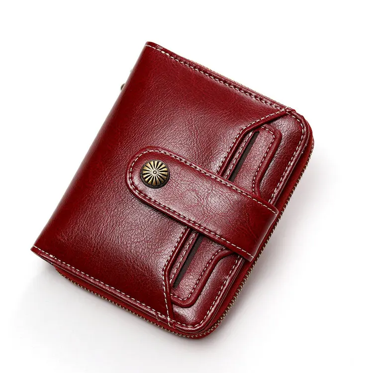 

Lymech Trifold Minimalist Pure Cow Real Genuine Leather Card Holder Money Purse Wallet Bag Pocket Women Original China bBuyers