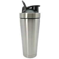 

Factory Direct Supply 25oz Bottle Shaker Custom Logo Printing Stainless Steel Double Wall Protein Vacuum Shaker