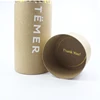 kraft paper round tube packaging box for package glass dropper bottle
