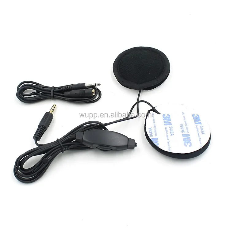 3,5mm moto de la motocicleta del casco de altavoces estéreo 3,5mm moto de la motocicleta del casco de altavoces estéreo
