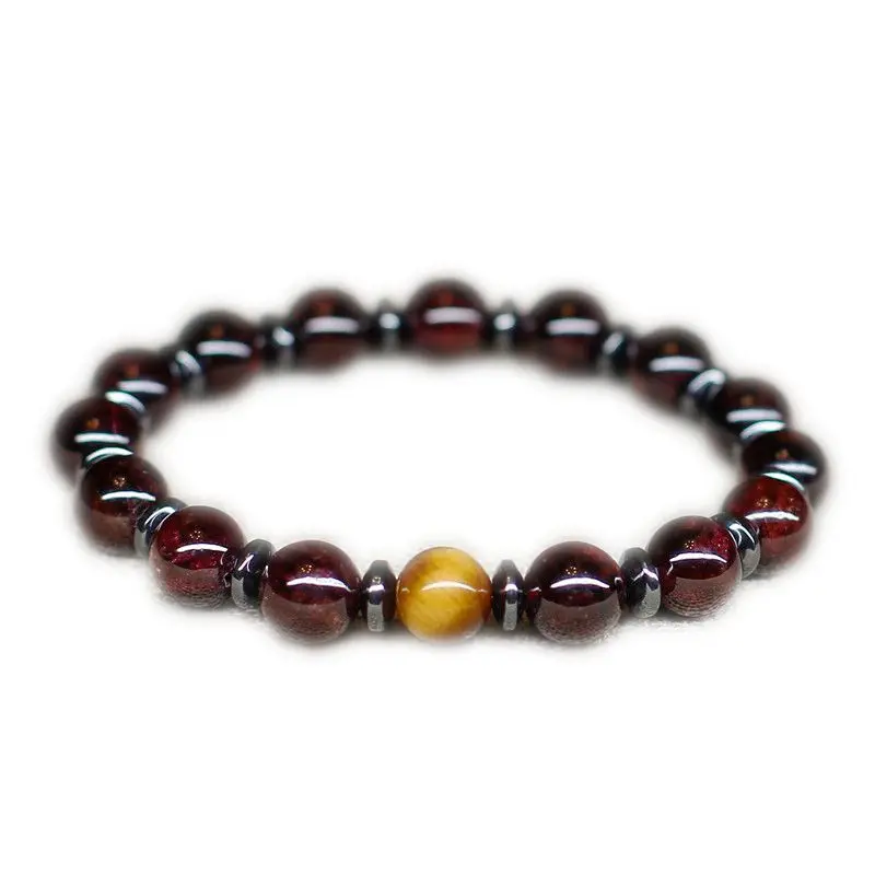 

Garnet bracelet Tiger eye bracelet Male enhancement Fertility Men bracelet Anniversary gift