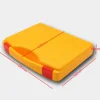 China manufacturer customized bright yellow plastic packing tool case with red clip locks for binoculars