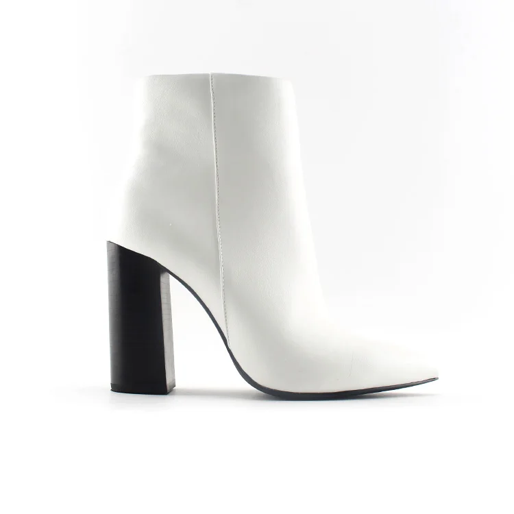 botas blancas mujer