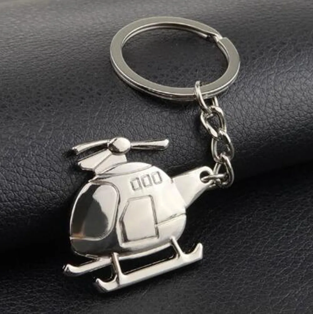 直升机航空钥匙扣经典金属钥匙链