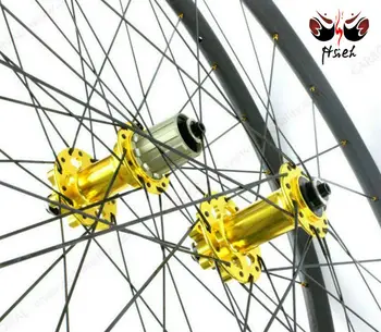 yellow mtb wheels