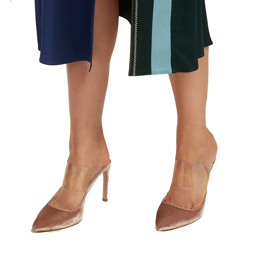 heeled mule closed toe