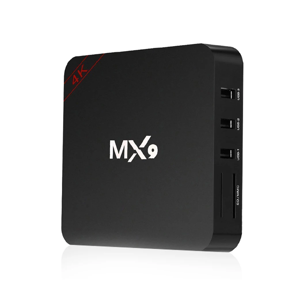 

Competitive Price Mini TV Box MX9 RK3229 Chips Full HD 1080p Streaming Media Player