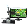 High quality HD-1001A 14X-150X LED light source and full hd microscope