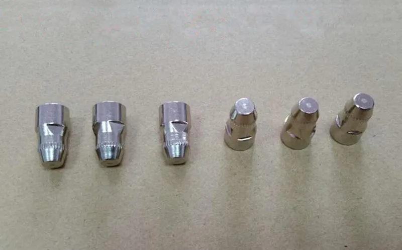 Plasma cutting nozzle and electrode used for P80 plasma cutting torch
