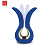 U shape highest quality blue colour dildo toys from china in new style